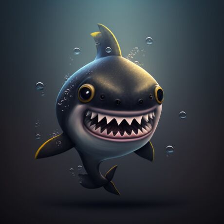 baby shark, AI image